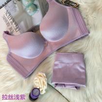 向大大 性感舒适透气女士内衣无钢圈拉丝蕾丝文胸套装 (拉丝款) 