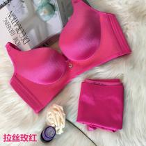 向大大 性感舒适透气女士内衣无钢圈拉丝蕾丝文胸套装 (拉丝款) 