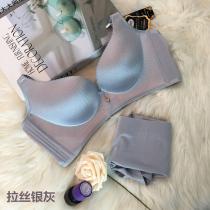 向大大 性感舒适透气女士内衣无钢圈拉丝蕾丝文胸套装 (拉丝款) 