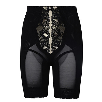 安蔻薇(ACURVE)性感黑色平角塑身五分裤