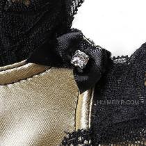 安蔻薇(ACURVE)性感黑色聚拢长文胸