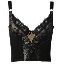 安蔻薇(ACURVE)性感黑色聚拢长文胸