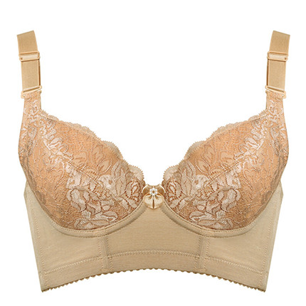 安提尼亚(ANTINIYA)法兰西情人聚拢调整型短文胸(杏色)