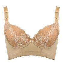 安提尼亚(ANTINIYA)法兰西情人聚拢调整型短文胸(杏色)