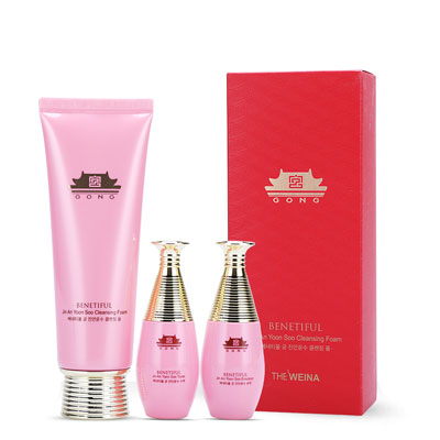 维娜(THE_WEINA)蓓霓芬宫臻颜润秀洁面乳礼盒装（赠水乳各20m...