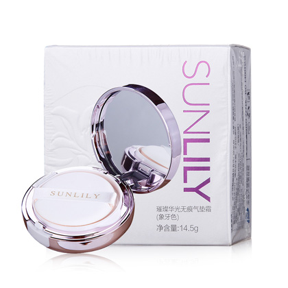 圣迪妮尔(SUNLILY)璀璨华光无痕气垫霜14.5g（象牙色）