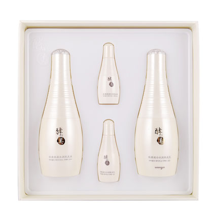 熊津(woongjin)酵之美经典焕颜水润礼品二件套（赠中样2瓶）