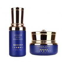 肤精灵(FuJingLing)小黑金新品组合（焕肌精华+焕肌面霜）