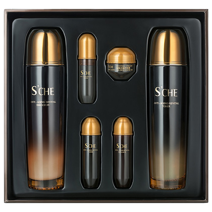 熊津爱诗切(SCHE)复颜抗皱二件套（内赠水乳霜小样）