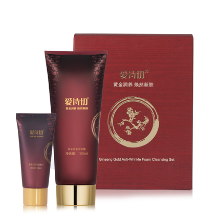 熊津爱诗切(SCHE)黄金红参洁容霜礼盒150ml(赠洁面膏30ml)