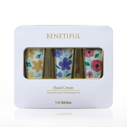 维娜(THE_WEINA)蓓霓芬怡人香氛滋养护手霜套装50ml*3支