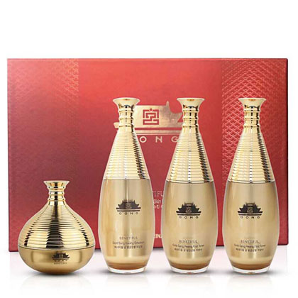 维娜(THE_WEINA)蓓霓芬宫黄金桑黄凝时特护礼盒4件套（黄宫套）...