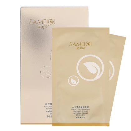 尚美琦(SAMEIQI)水光雪肌焕颜面膜25g*6片 