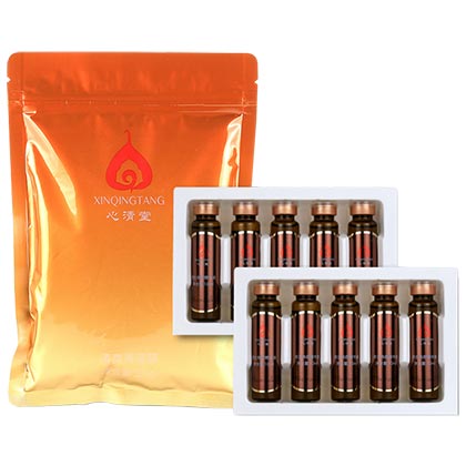 心清堂(xinqingtang)清爽海藻膜300g+原生焕颜精华液10ml*10支