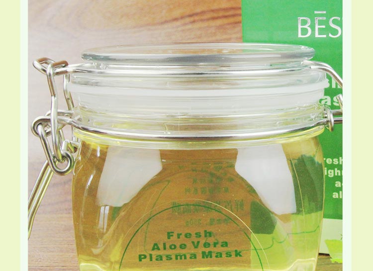碧斯鲜芦荟原浆面膜产品包装实拍图