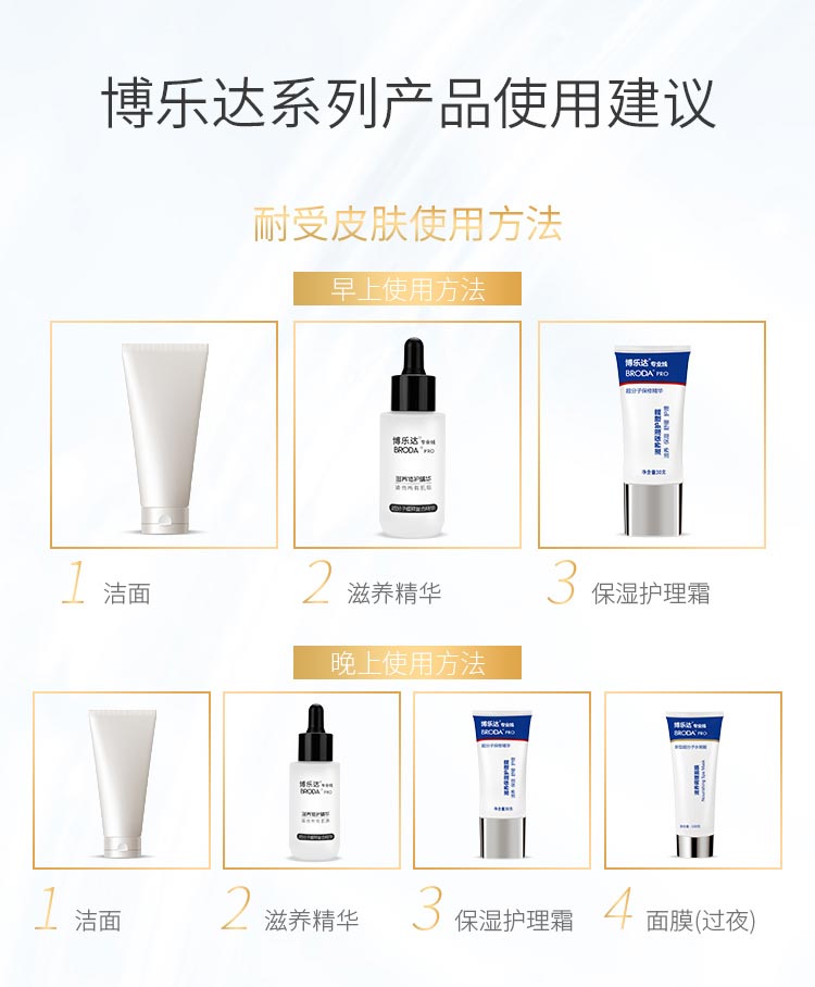 博乐达滋养修护精华使用步骤