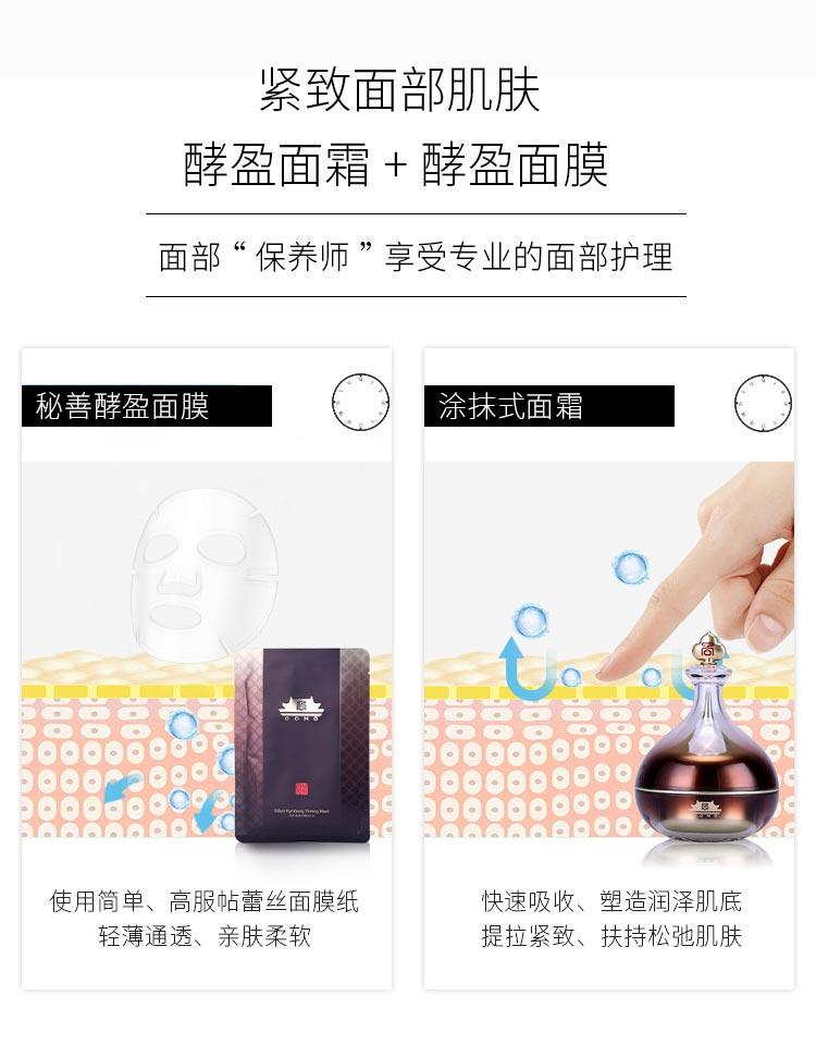 上海维娜蓓霓芬宫秘善酵盈弹力面霜套使用效果