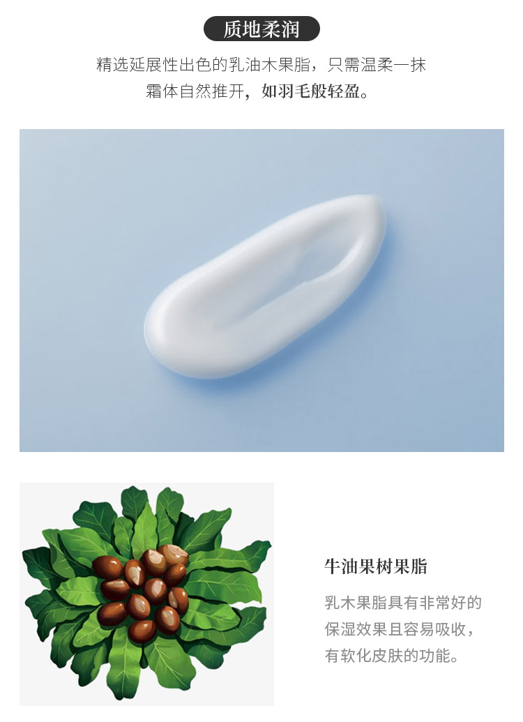 克丽缇娜乳油木脸部按摩霜220g产品成分