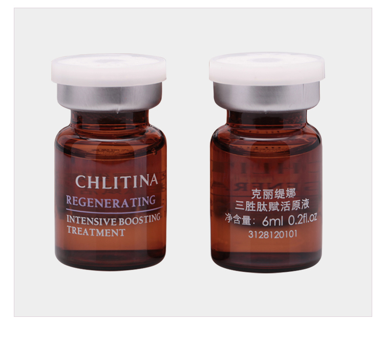 克丽缇娜三胜肽赋活原液6瓶/盒产品正反图