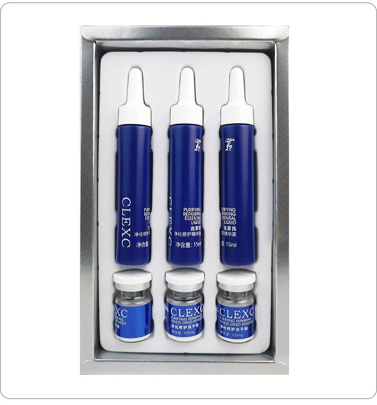 克莱氏净化修护精华液产品包装实拍图