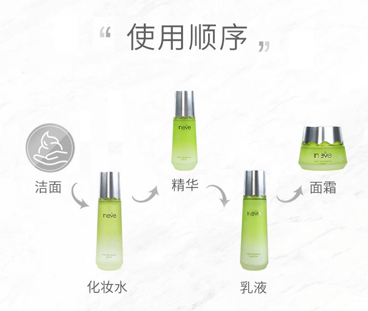 维娜依艾丽紧致毛孔套装使用顺序