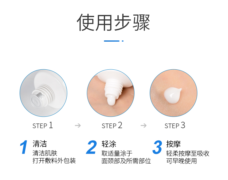 可预类人胶原蛋白修复敷料凝胶(N型)使用步骤