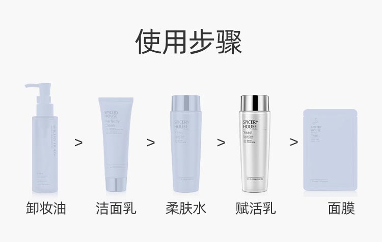 芳香世家酵母微渗透精华赋活乳护肤步骤