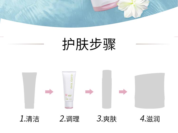 玫琳凯高水份面膜霜护肤步骤