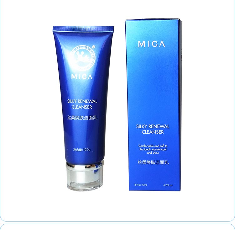 美珈豪丝柔焕肤洁面乳产品包装实拍图