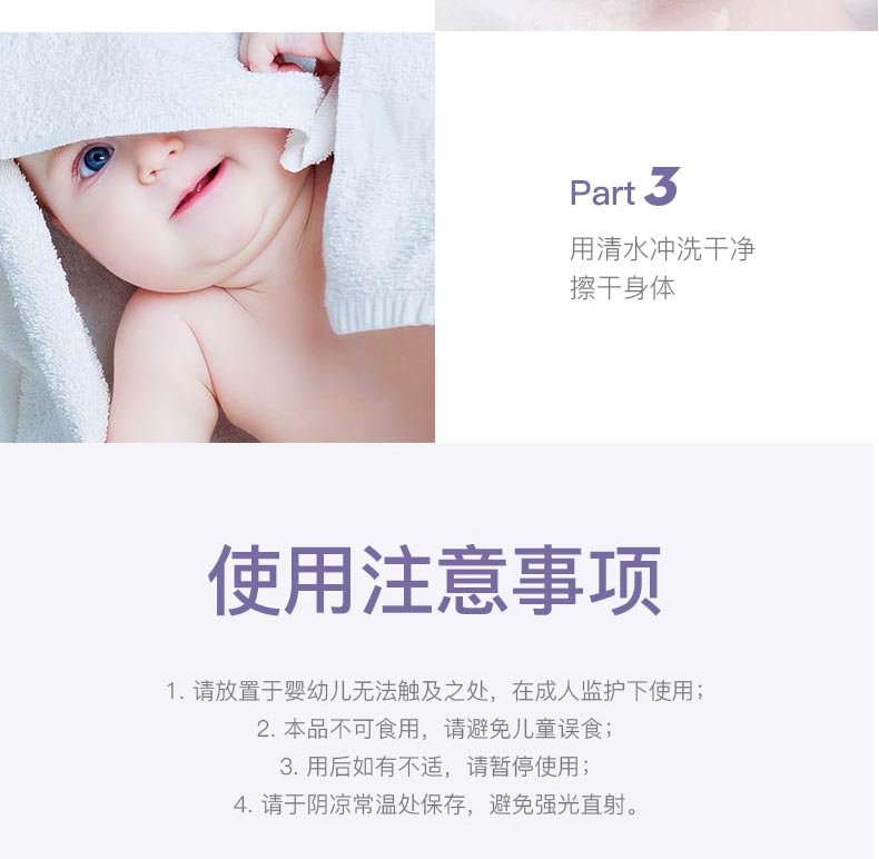 绽小妍儿童沐浴露