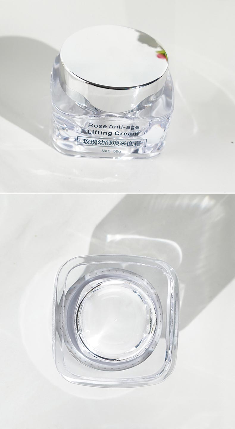 玛格丽娜玫瑰幼颜焕采面霜产品包装细节图片