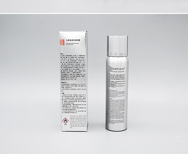 肤格特水感清透防晒喷雾产品包装细节图