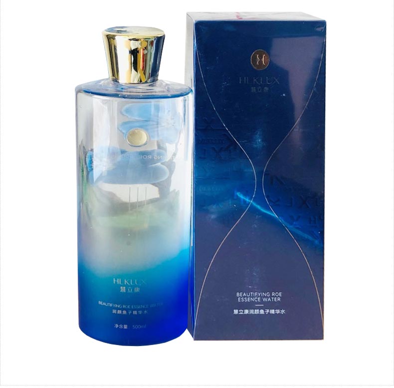 慧立康润颜鱼子精华水产品包装图