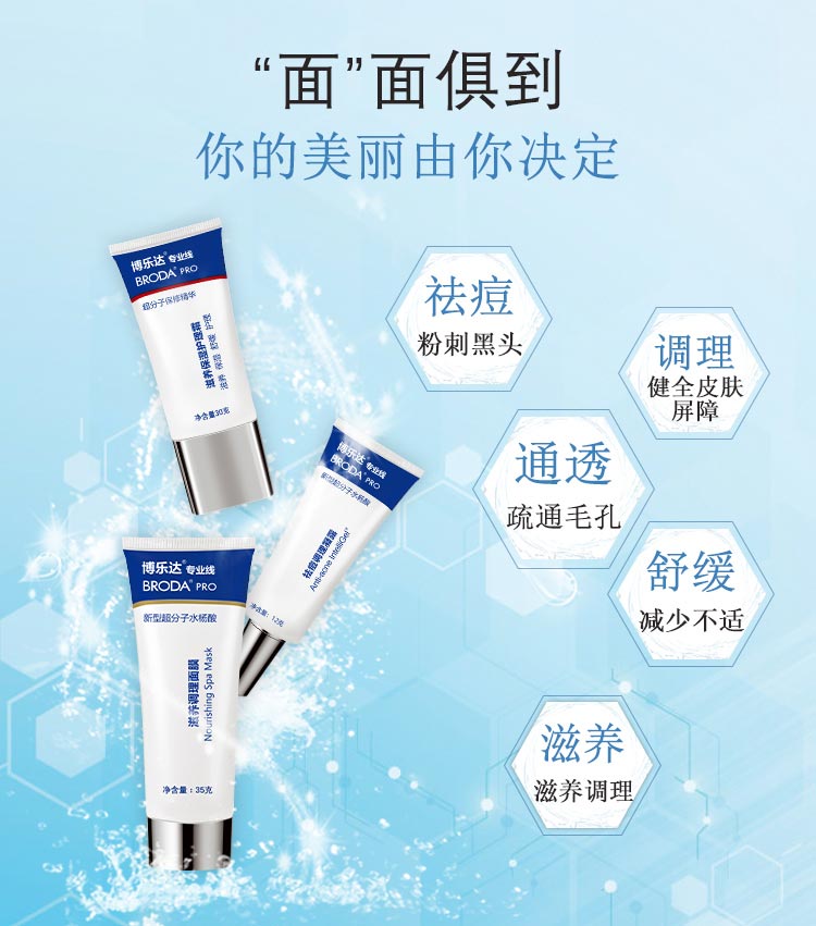 博乐达水杨酸祛痘套装使用步骤