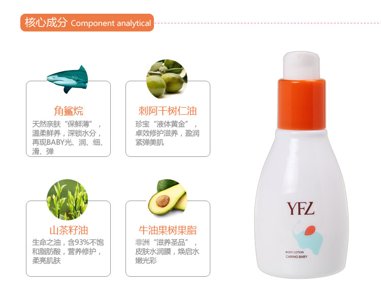 雅梵哲雅爱宝贝护体乳成分作用