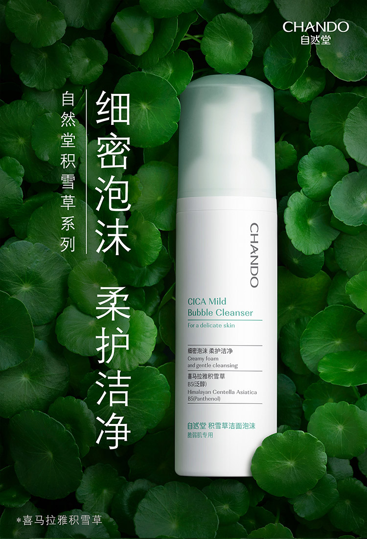 自然堂积雪草洁面泡沫详情